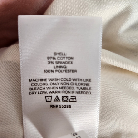 EUC LN Express Floral Square Neck Tiered Poplin Maxi Dress Size Medium #0457 - Picture 12 of 12